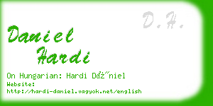 daniel hardi business card